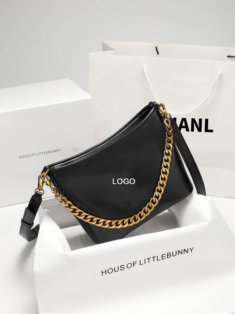 2025 High-End European & American Retro Yang Bucket Chain Bag - Versatile, Simple, Large Capacity Handbag