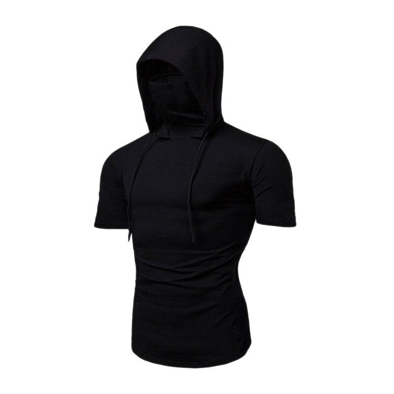 Short Sleeve Hoodie Sweatshirt 