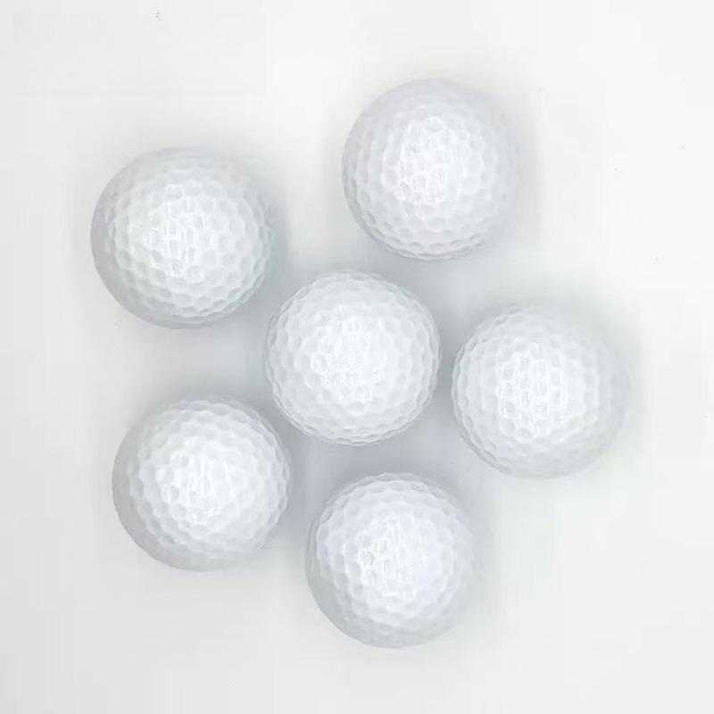 Golf Zweischichtiger Übungsball Sarin Ball Gummiball Golf Zweischichtiger Übungsball