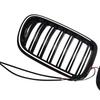 Black Front Bumper Kidney Grill Grille Fit  X3 F25 2011-2014 Dual Line