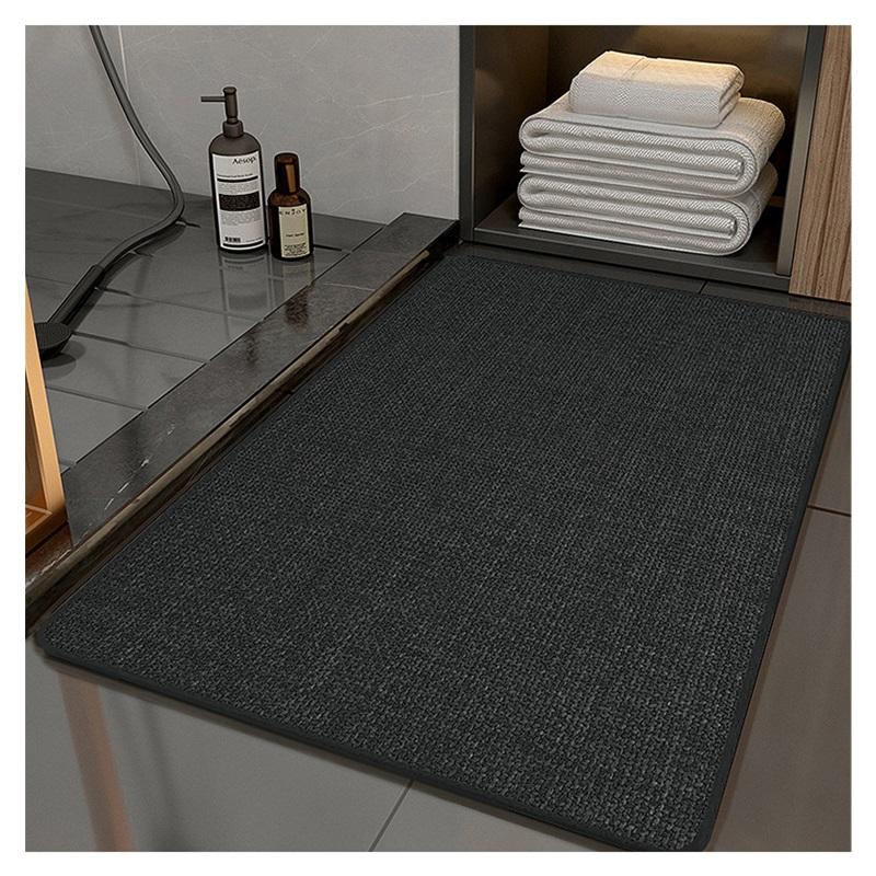 Bathroom Mat Absorbent Toilet Area Rug Non Slip Entry Mat Fast Dry Carpet For Washroom Entrance Shower Bathroom Floor Mat