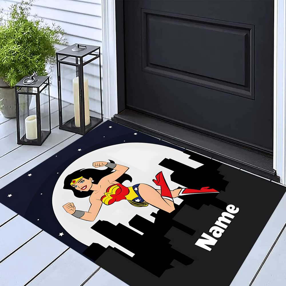 Warner Bros. Films (2) Customize your name rug, office chair cushion, home bedroom living room gift.