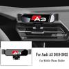 2026 Sıcak Araba Cep Telefonu Tutucu Audi A3 S3 8V 2014-2025 için Havalandırma Montajlı Stand GPS Yerçekimi Navigasyon Braketi Araba Aksesuarları