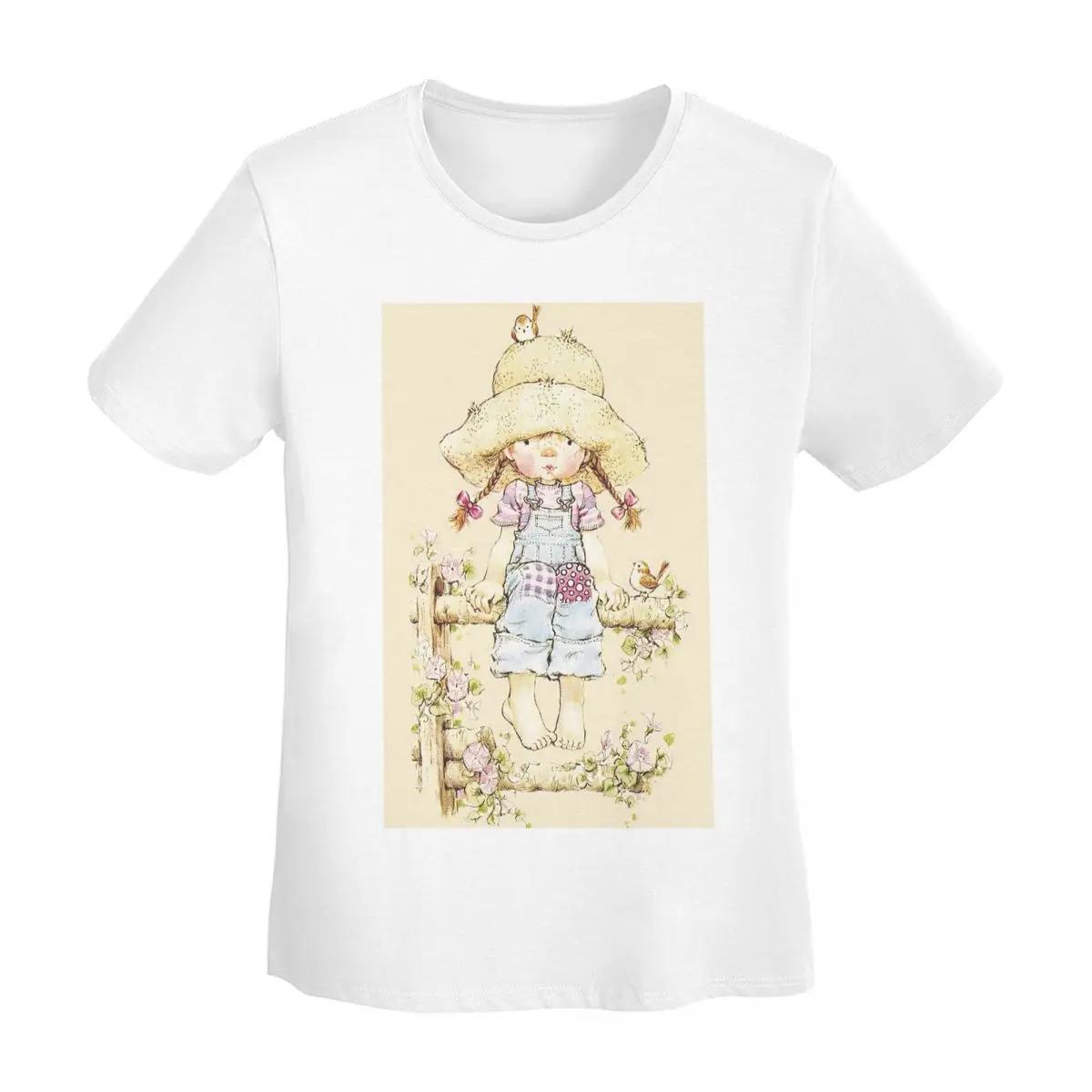 

Kawaii Sarah Kay TShirt Women Short Sleeve T Shirts Crew Neck Clothes Cotton Summer Tees Streetwear S