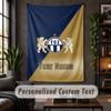 Wall Tapestry FC Zürich Print Custom Name Text Wall Hanging Home Decor