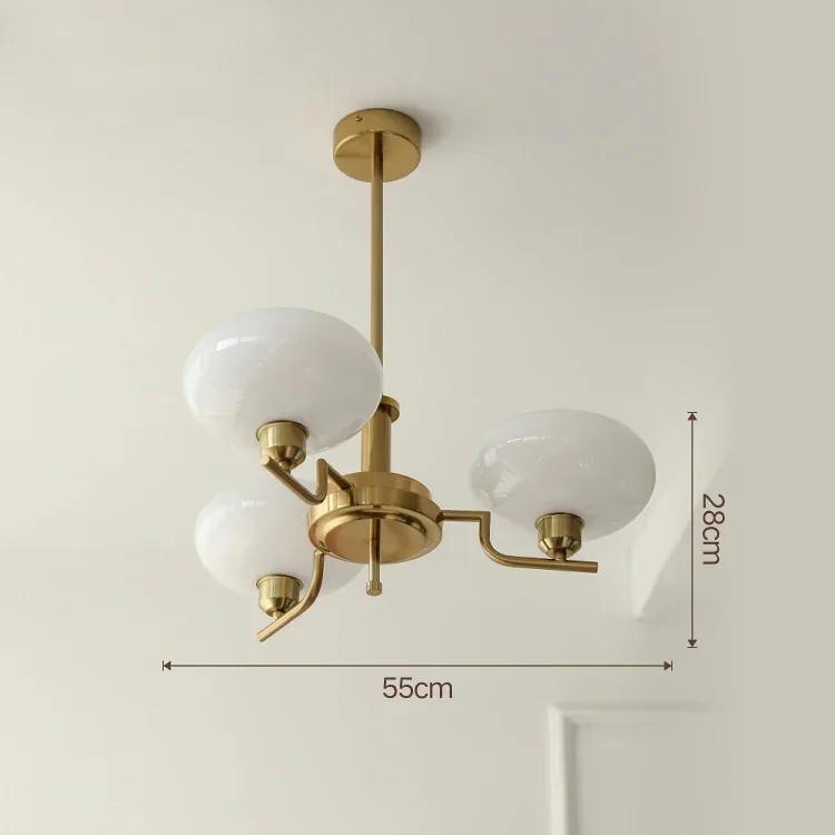 Bauhaus Medieval LED Chandeliers Pendant Lamp Bedroom Study Room Living Dining Room Hanging Lighting Designer Nordic Retro Lamp