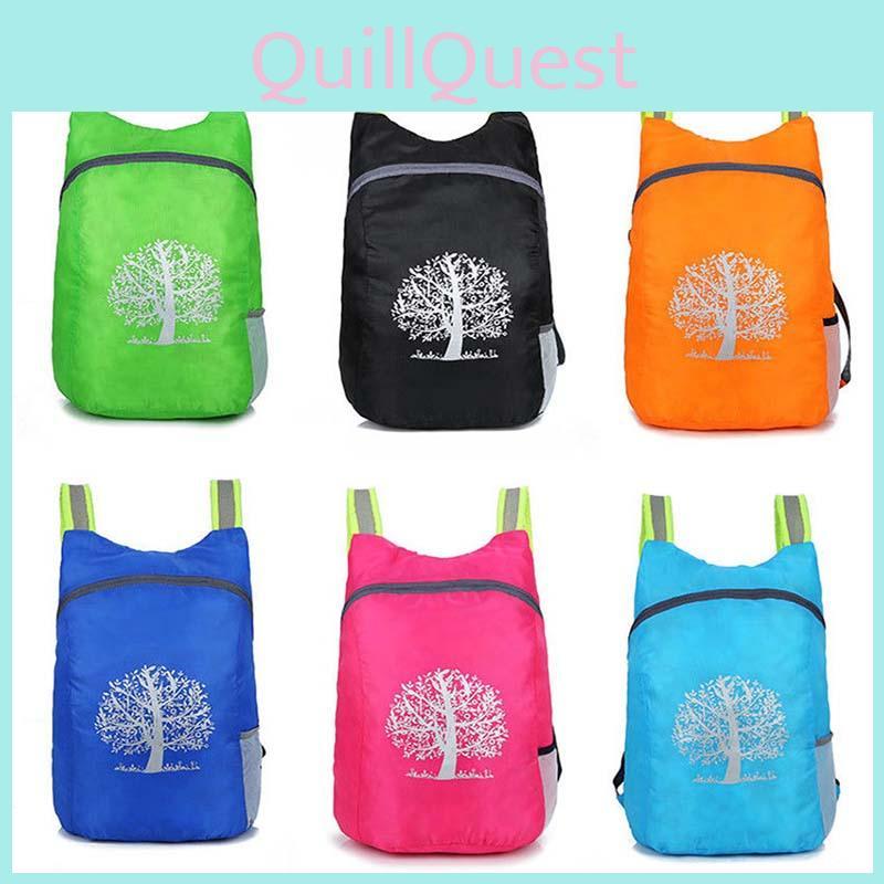 Strapazierfähiger Faltbarer Packbarer Leichter Reise-Wanderrucksack mit Verstellbaren Gurten