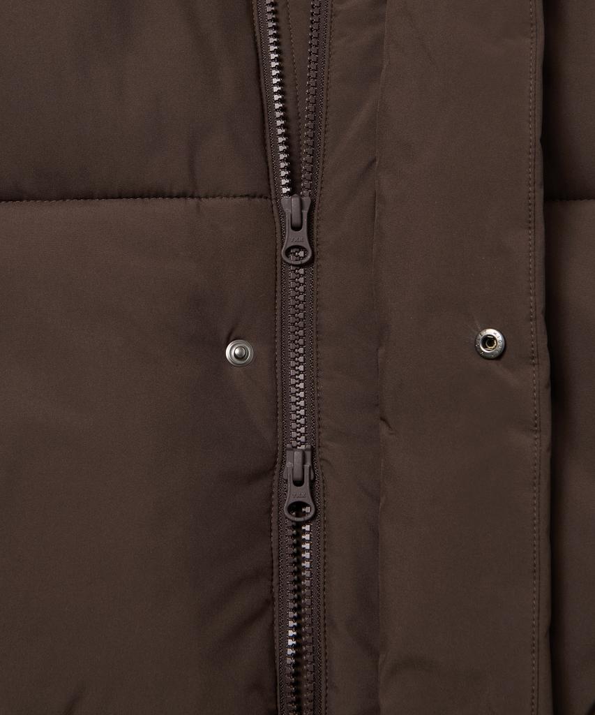 Musinsa Standard Daily Puffer Hooded Short Padded Jacket [Baroque Brown]