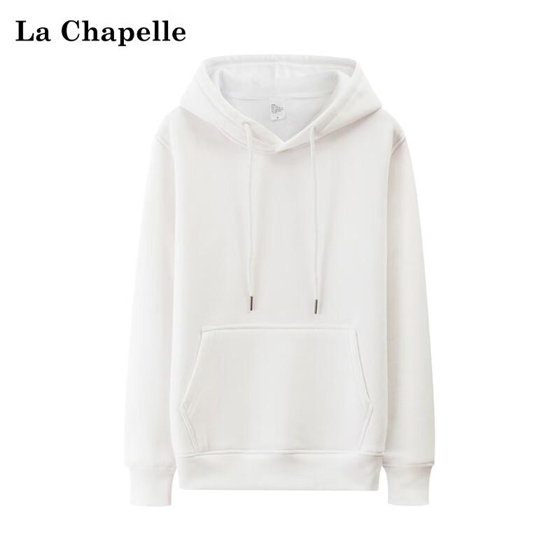 La Chapelle Unisex einfarbiges Pullover-Kapuzensweatshirt