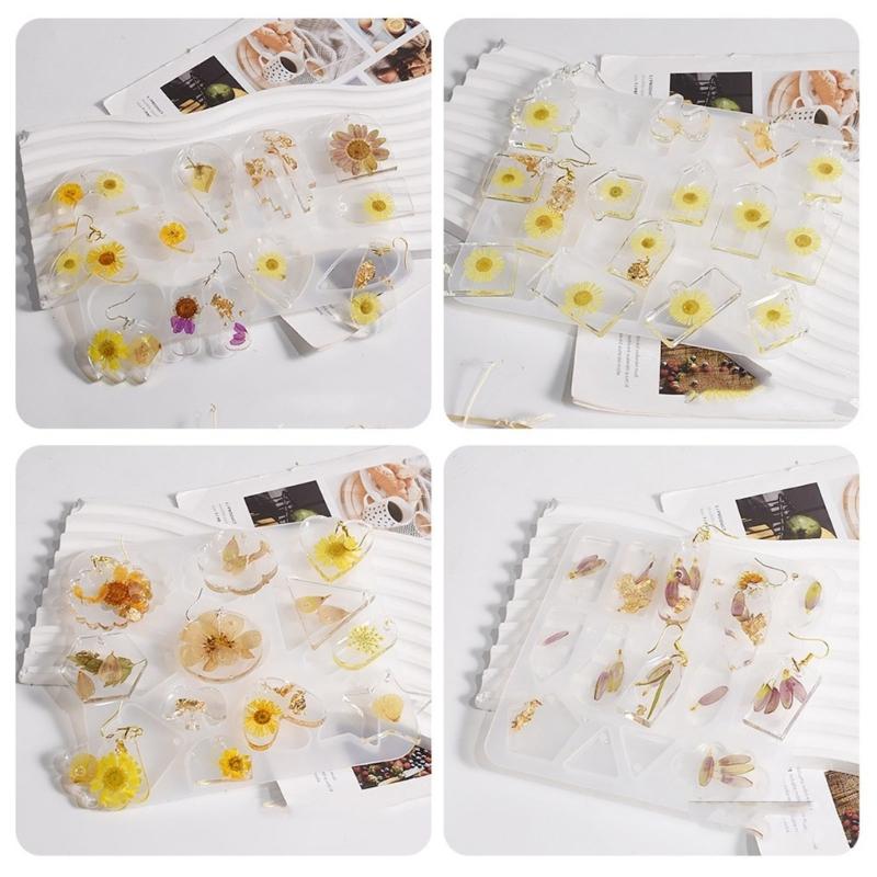 Creative Epoxy Casting Silicone Mould Kit for Jewelry Making Unique Resin Moulds