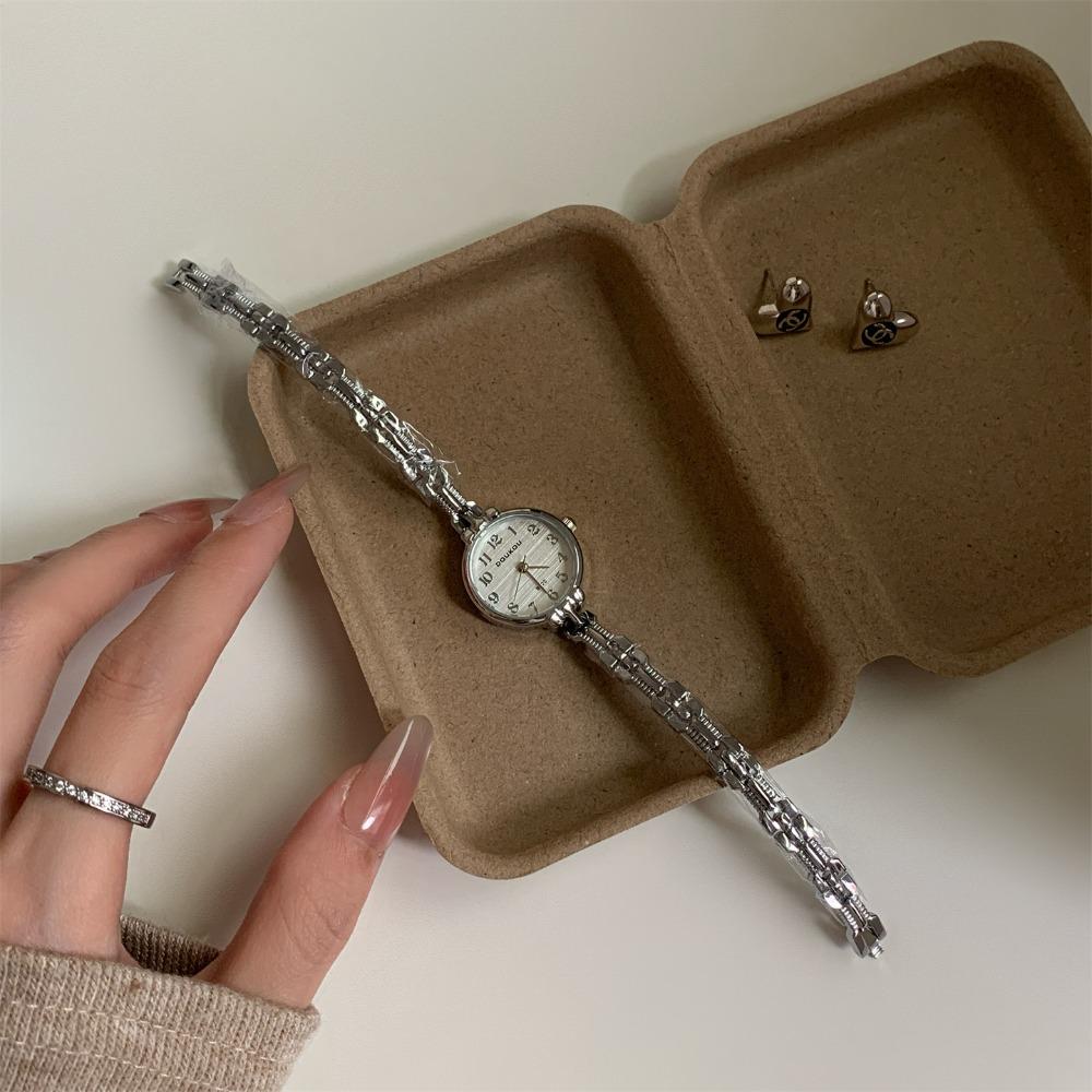 Fashion Round Dial Bracelet Watch Bracelet Strap Luxury Quartz Watch Elegant Gift Ladies Watch for Women