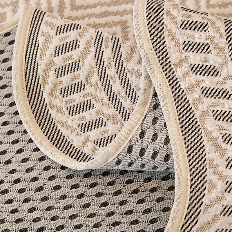 Summer Ice Silk Special-Shaped Sofa Cushion Non-Slip And Dirt-Resistant High-Grade Leather Seat Cushion One-Piece Straight-Row Sofa Cover Cloth Towel