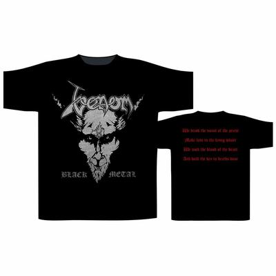 Venom - Maglietta Metal Nera NUOVA # UFFICIALE T-Shirt Unisex
