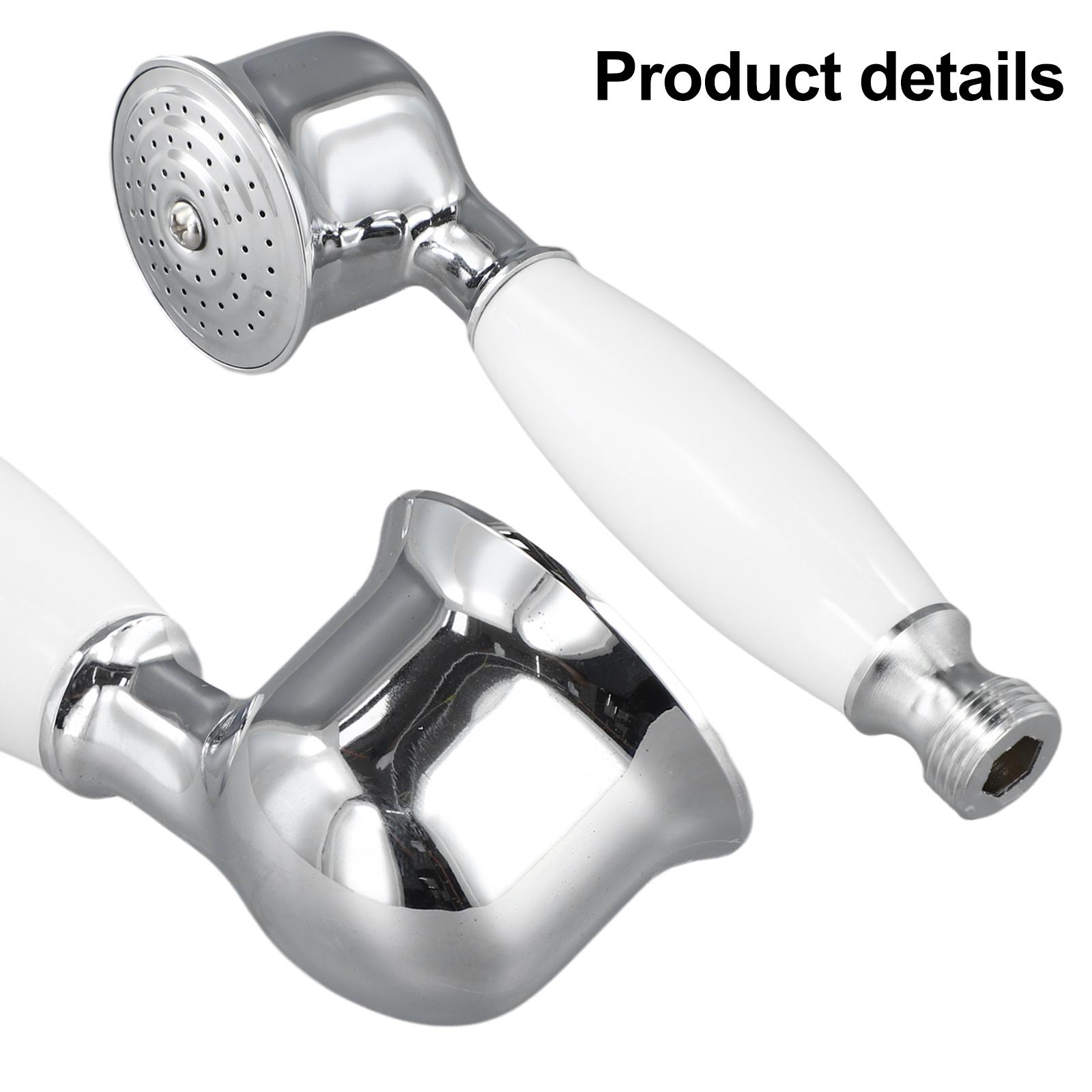 

Chrome Shower Head Handheld Shower Replacement Bathroom Renovation Brass Construction High Pressure Performance For Bathroom China Mainland