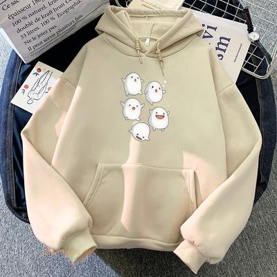 Warawara The Boy and Heron Hoodies Long Sleeve Cartoon Kawaii Graphic Sweatshirts Casual Sudaderas Cute Girls Tops