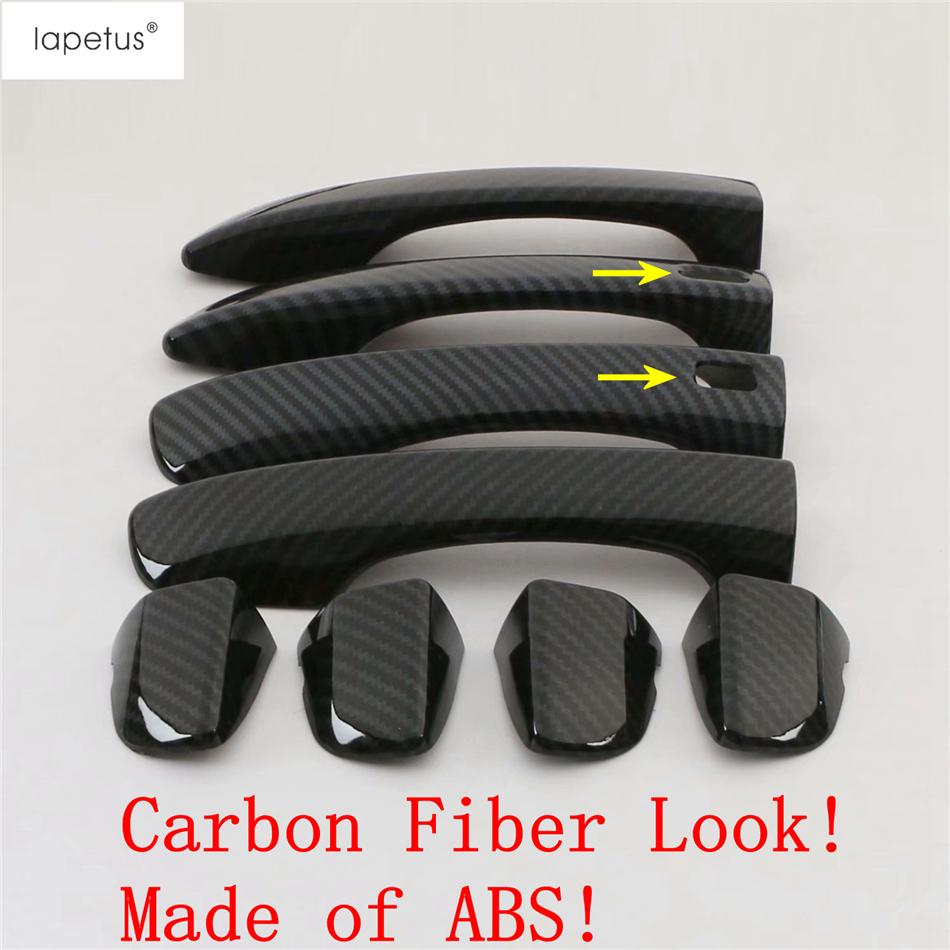 Car Door Handle Molding Decoration Cover Trim Fit For Volkswagen VW Tiguan MK2 2016 -  ABS Chrome / Carbon Fiber Accessories