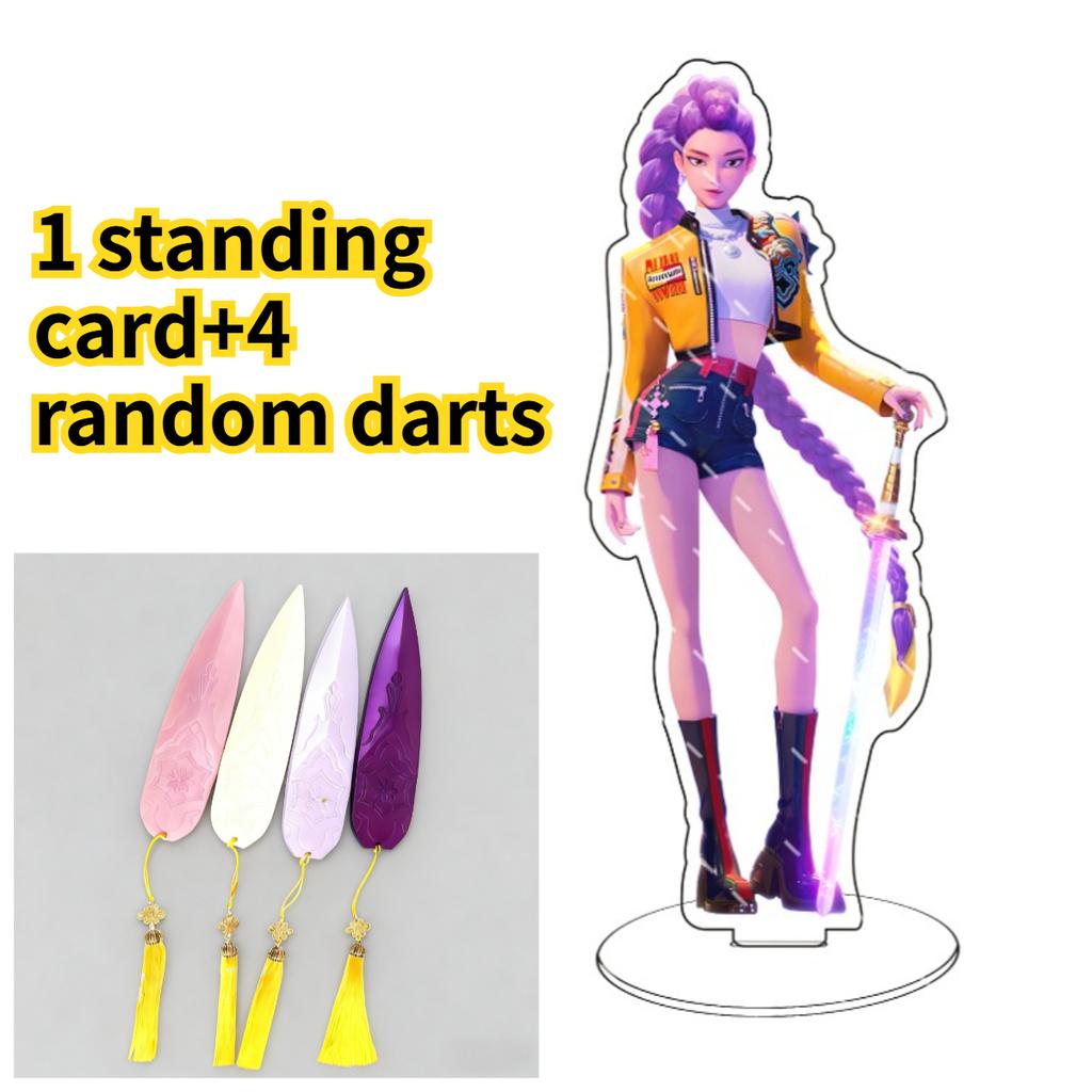 Anime KPop Demon Hunters Figure, Acrylic Stand, Rumi Mira Zoey Model,  Birthday Table Decoration, Christmas Gift for Fans