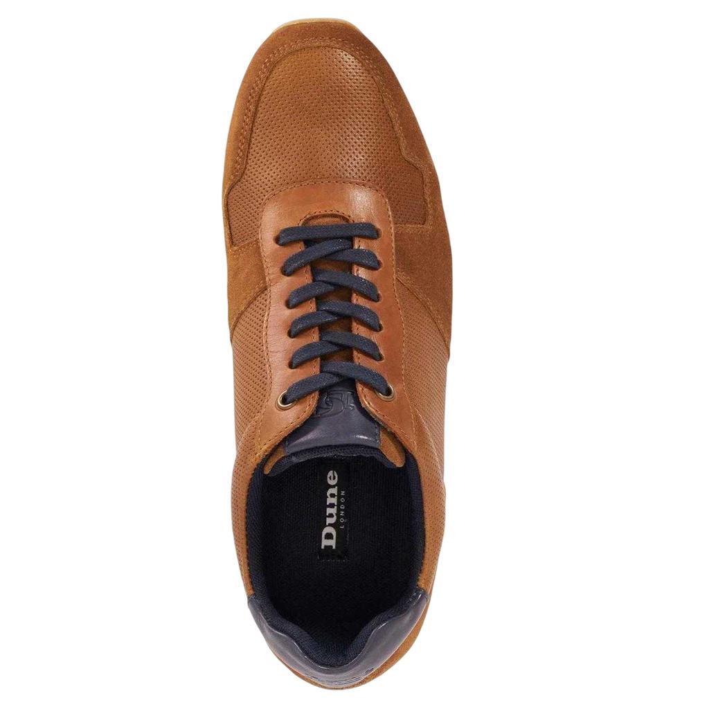 Dune London Mens Toronto Suede Trainers