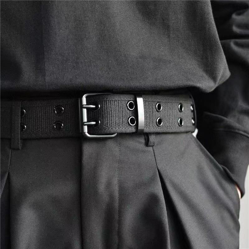 Canvas Belt For Men Luxury Metal Pin Buckle Army Tactical Nylon Braid Belts For Women Jeans High Quality Military Strap Male