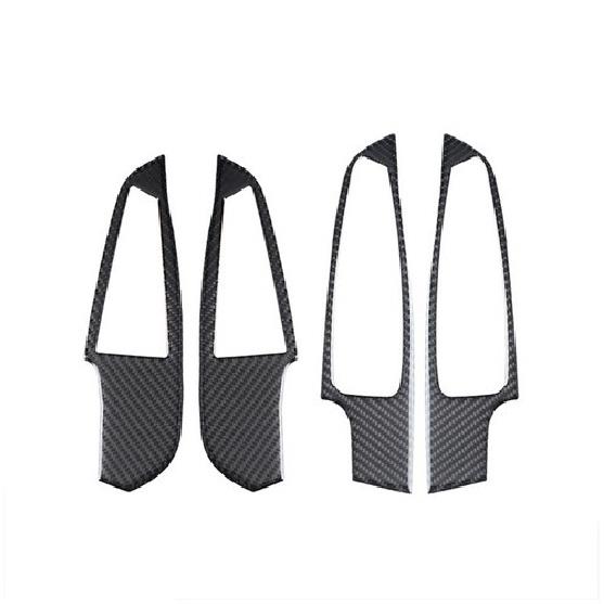 Carbon Fiber Door Window Lift Switch Frame Cover Trim For BMW 3 Series G20 19-22