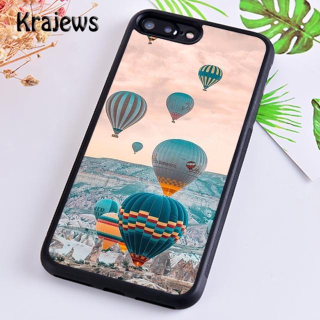 Krajews Hot Air Balloon Art Soft Phone Case Cover For iPhone 17 Air 16 15 14 Plus 11 12 13 Pro Max Plus Coque Fundas