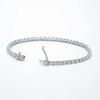 14K Lab-worn Diamond Tennis Bracelet 17cm 4-prong 0.1 carat