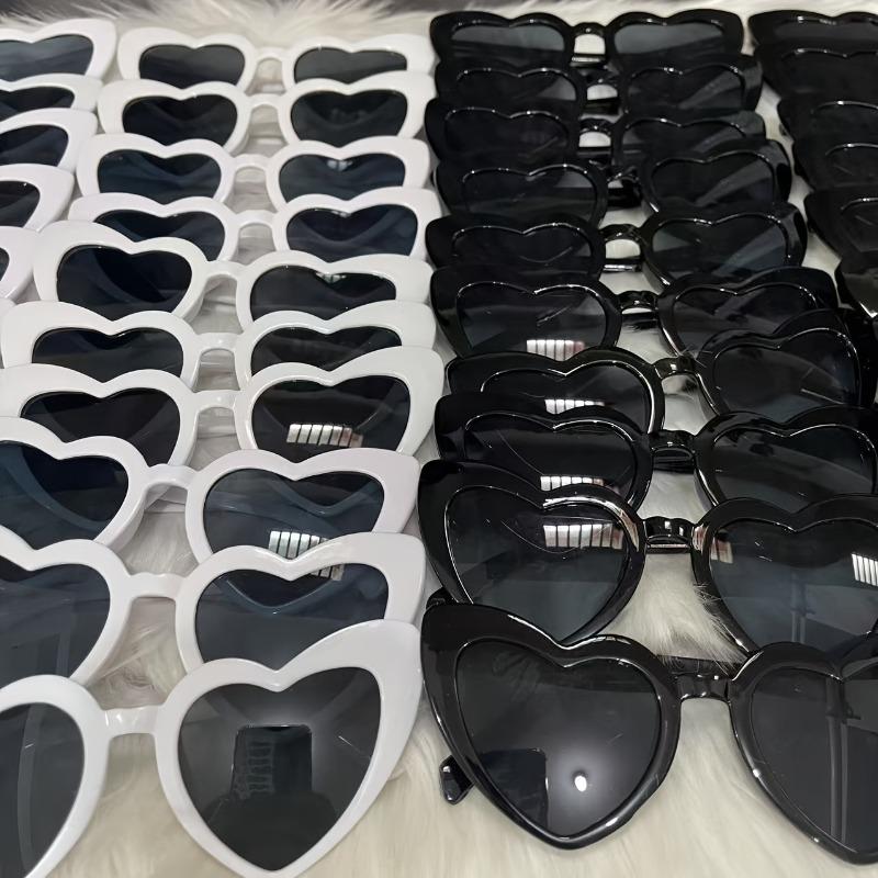 40pcs Heart shaped Glasses Wedding Party Birthday Gift Birthday Gift Bachelor Party Party Supplies Halloween Christmas Gift
