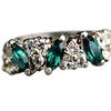 Korean Retro Emerald Rhinestone Ring - Sweet Fashion Style for Women