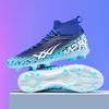 Foreign trade European Cup new football shoes men's high-top youth student training shoes AG spikes sports shoes