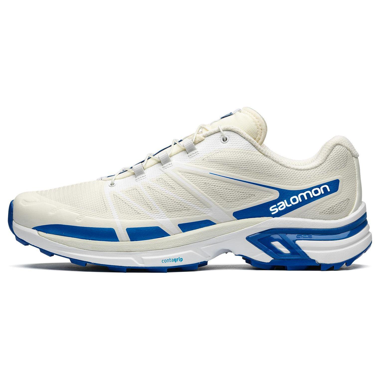 

SALOMON Jjjound X Xt-Wings 2 Коллаборация Сетка Синтетическая кожа Низкий верх Повседневные Кроссовки для трейлраннинга Унисекс кроссовки Белый Синий 472548 38⅔