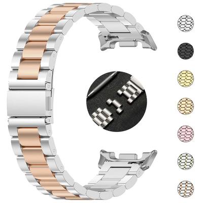 Pasek ze stali nierdzewnej do Samsung Galaxy Watch 8/Classic 8 40mm 44mm Pasek do Watch Ultra 2 Pasek do zegarka do Galaxy Watch 7 Ultra