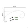 Bracket for Hanging Plants, Wall Mount Flower Baskets And Wind Chimes