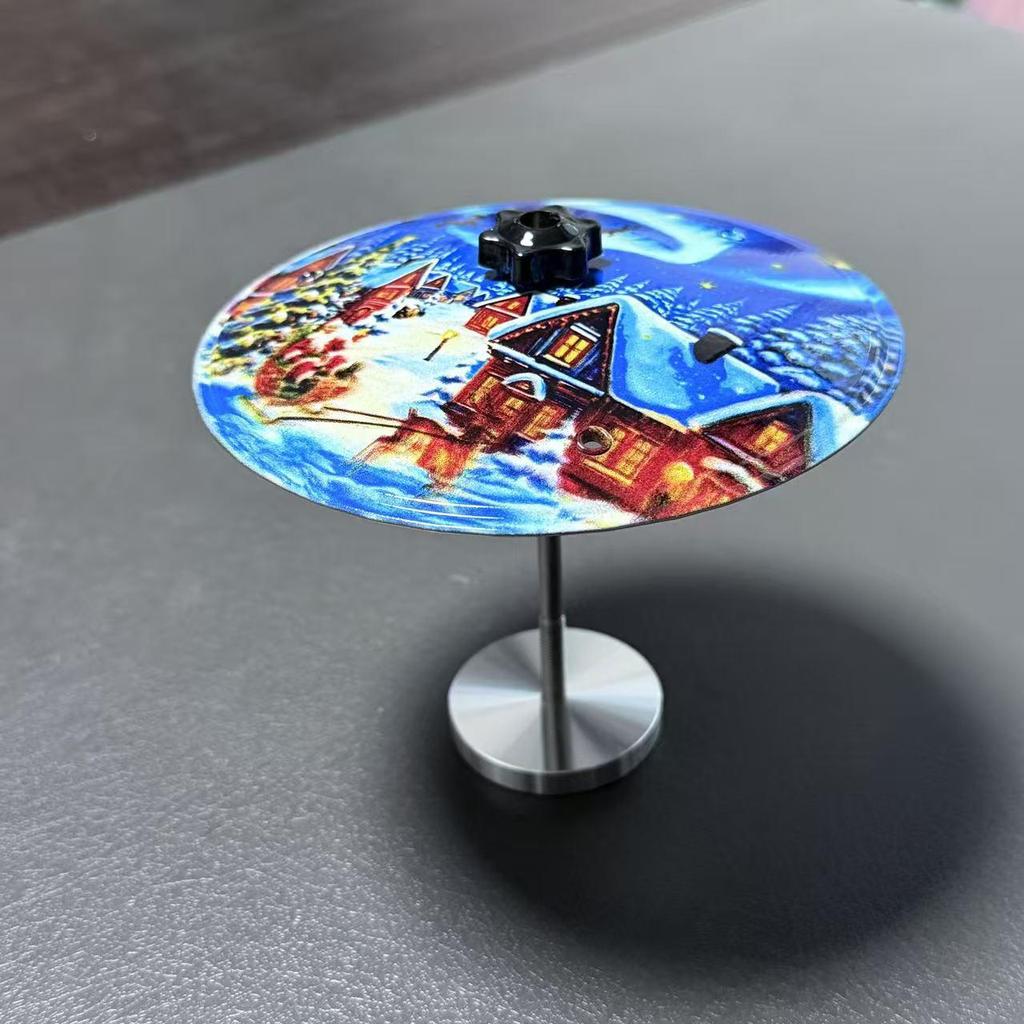 Compact Air Vent Mini Drum Cymbal for Desktop Collision