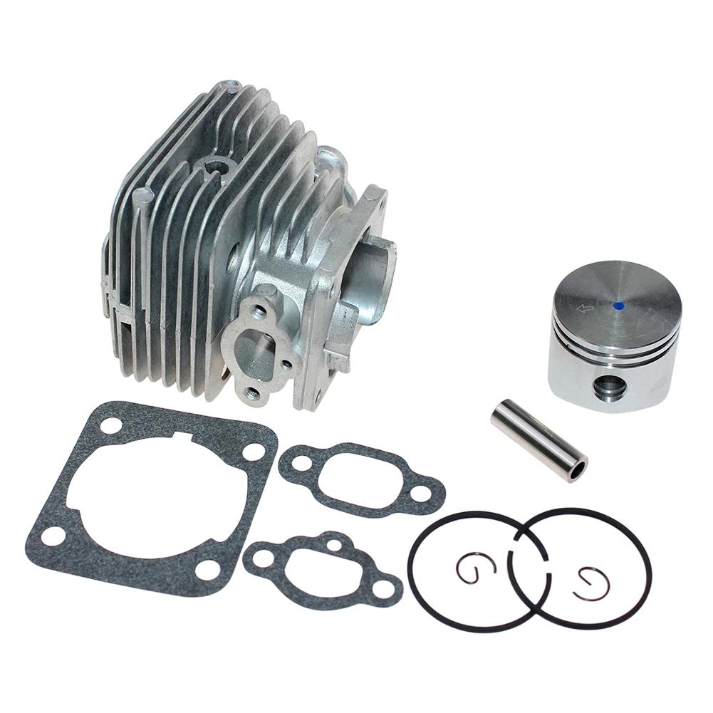 Complete 40mm Cylinder and Piston Kit for Oleo For Mac For EFCO Brushcutters Includes Spark and Multiple Gaskets