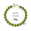 New Trendy Green Acrylic Geometric Beads Choker for Women Fashion Resin Crack Flat Circle Beaded Necklace Boho Jewelry Gift