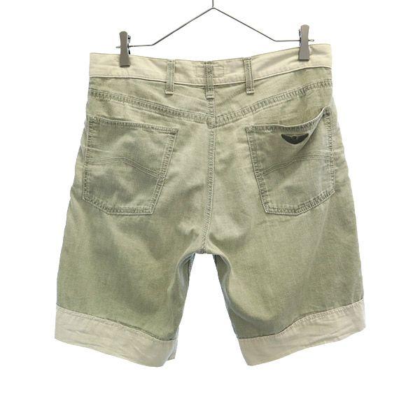 ARMANI JEANS Denim shorts W30 blue Button fly Men's Used