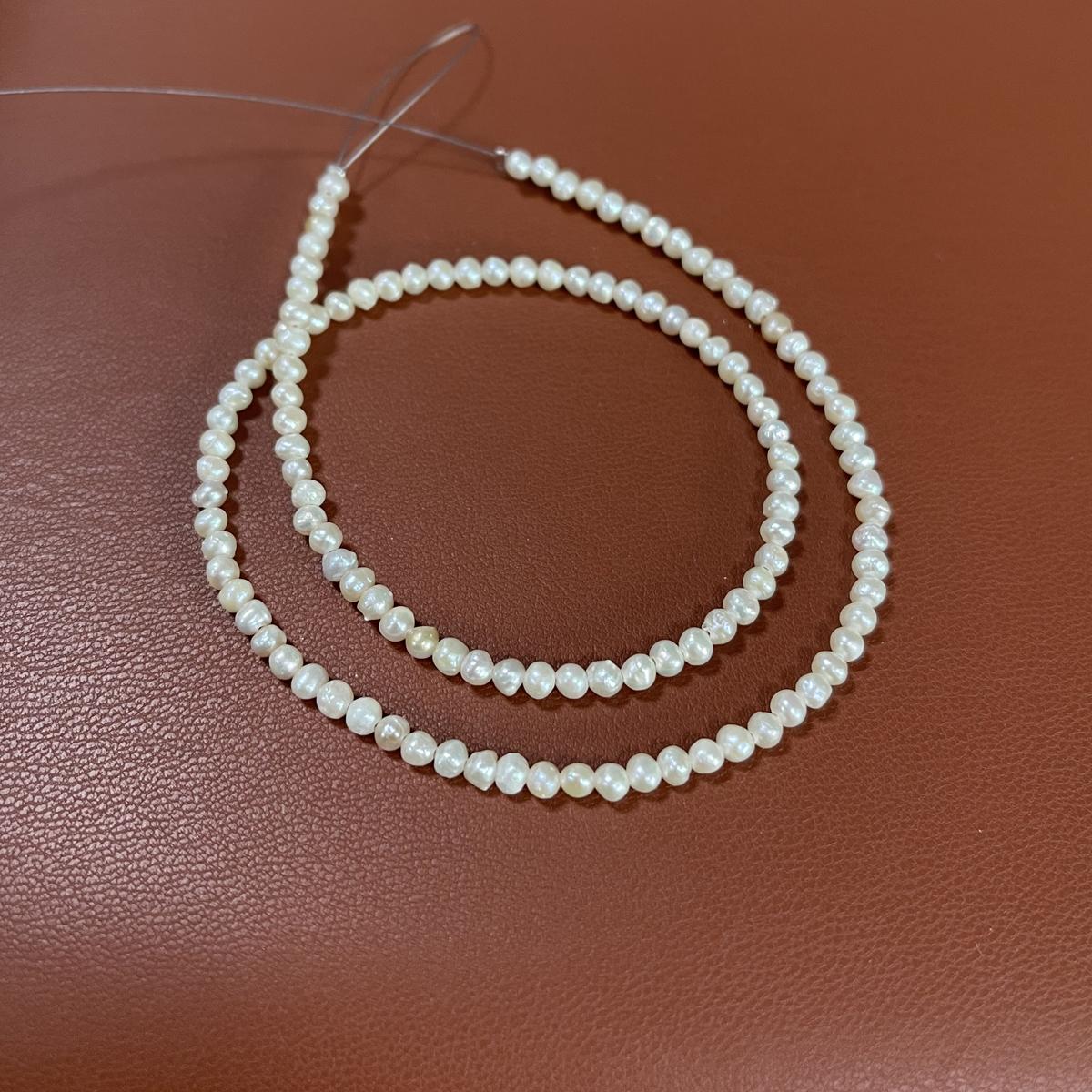

1 нить, модные белые искусственные бусины из жемчуга, 0,3-0,35 см, для изготовления украшений своими руками, подарков на День святого Валентина, невесты, подружки невесты, женщин, свадебных поделок, 36 см 1String/36cm белый