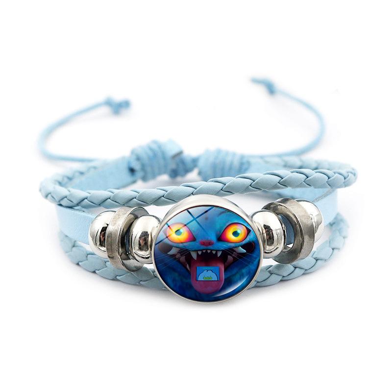 KPop Demon Hunter Bracelet Cartoon Anime Cosplay Bracelet Woven Rope Chain Pendant Fashion Accessories Girl Peripheral for Fans