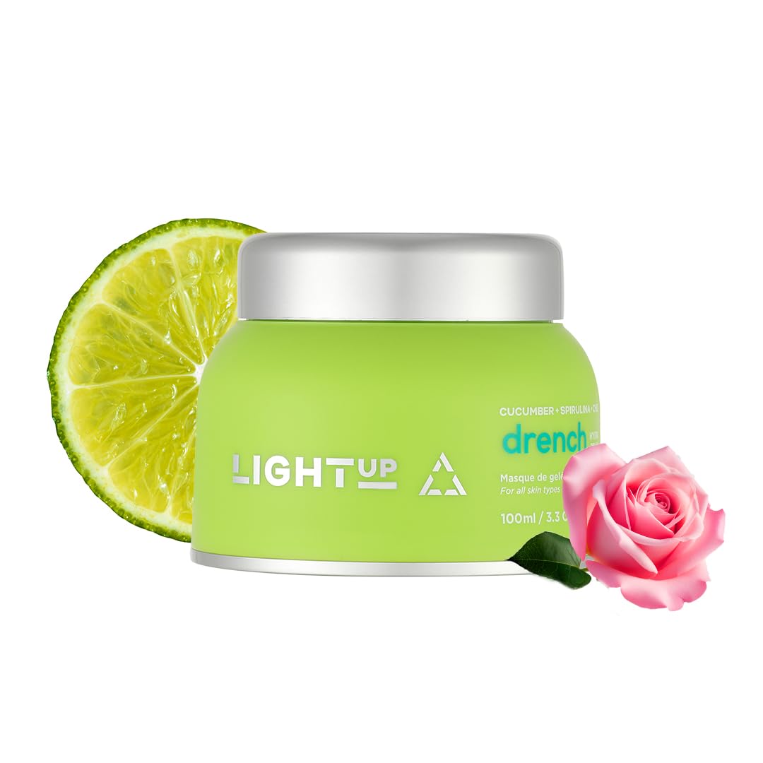 Jelly Mask for Hydration & Brightening | Skin Radiance Face Mask for Dry & Oily Acne Prone Skin with Rose - 100 ml 100 ml