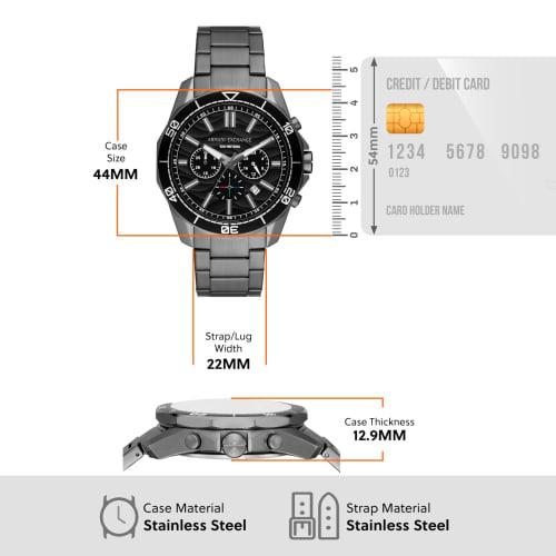 A|X Armani Exchange SPENCER AX1959 Men's Gunmetal Watch