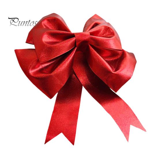 Weihnachtsdekoration mit großer Schleife, Hochzeit, großes Bogen-Ornament für Weihnachtsbaum, Kranz, Veranda, Fenster, Tür-Dekor