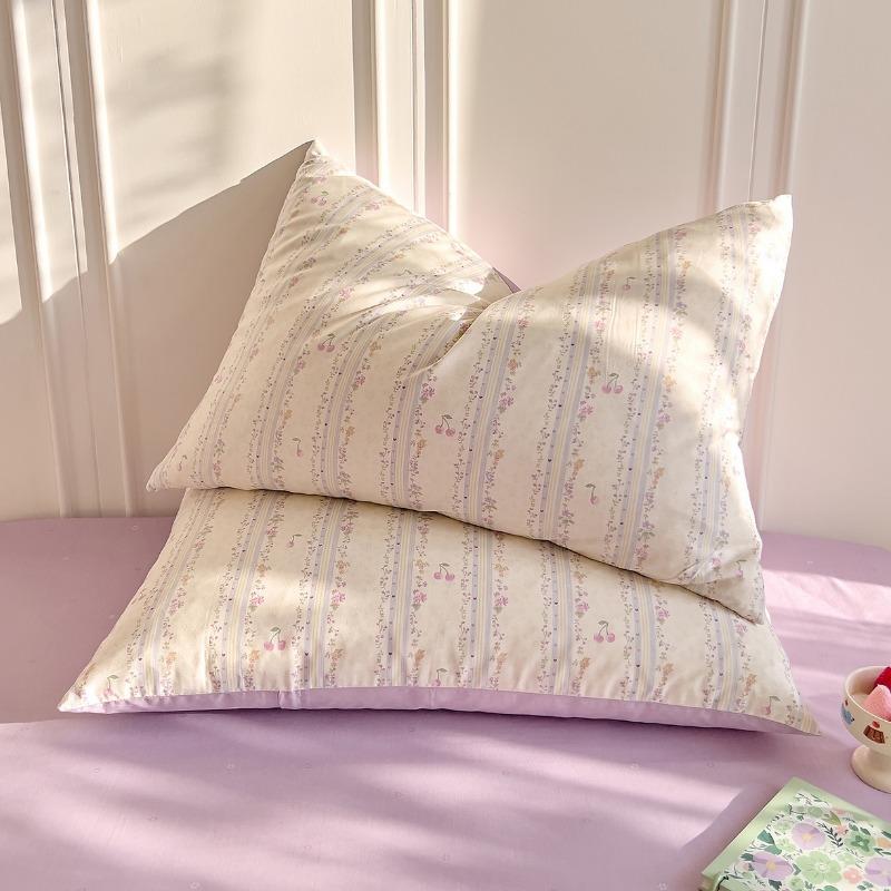 New Cotton Small Floral Single Pillowcase, Cute Printing Is Not Easy To Fade, Single Pillowcase, No Pillow Core Filler