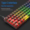 Y-FRUITFUL K60 Wired 68-Key Transparent Mechanical Keyboard
