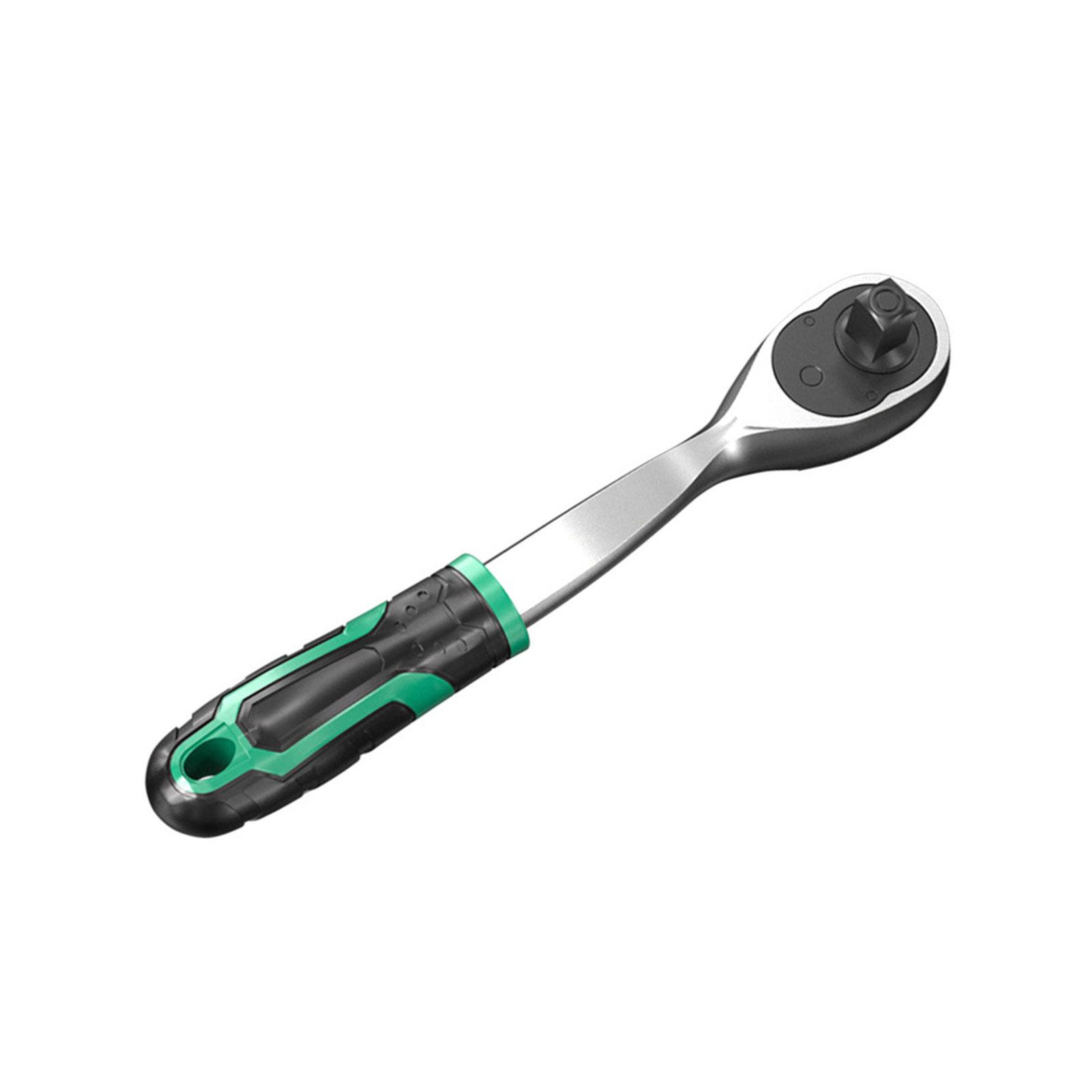 

Compactly Ratcheting Socket Wrench 90Tooth Mechanism Effortlessly Tightening in Confined Areas Bidirectional Torques