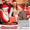 Christmas Countdown Silicone Mold Festive Silicone Molds For Christmas Ornaments Reusable Maker Craft Supplies For Plaster Soap
