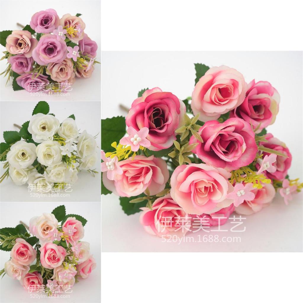 Elegant Silk Rose Artificial Flower For Home Decor And Wedding Arrangements