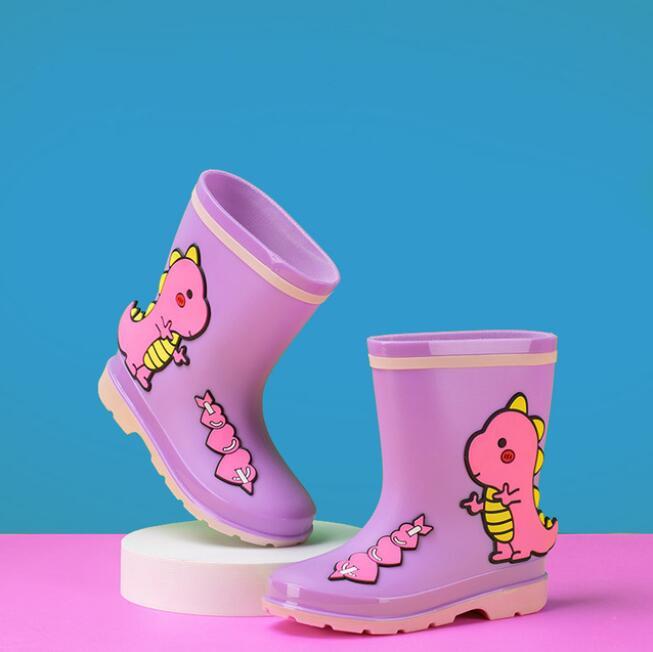 Regenstiefel für Kleinkinder, Mädchen, klassische, wasserdichte Kinderschuhe, Regenstiefel für Kinder, PVC-Gummistiefel, Kinder-Wasserschuhe für Jungen