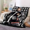HOT Rod Wave 3D Print Rapper Star Soft Plush Blanket,Flannel Throw Blanket for Living Room Bedroom Picnic Bed Sofa Cover