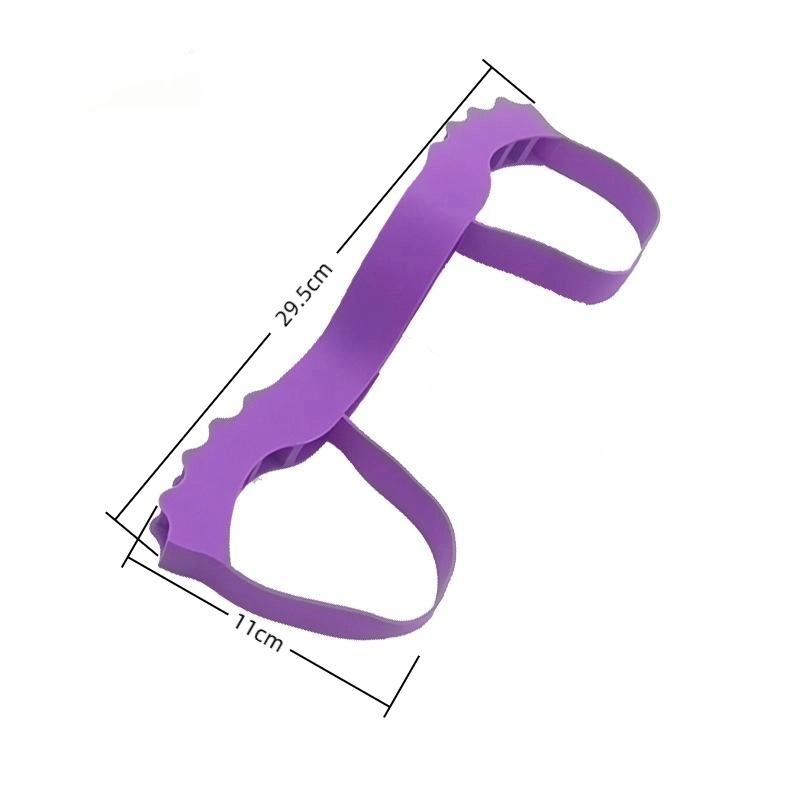 1Pc Multifunctional Foot Resistance Band Stretching Toe Mobility Leg Training Hip Building Core Strengthening Durable Heavy Duty