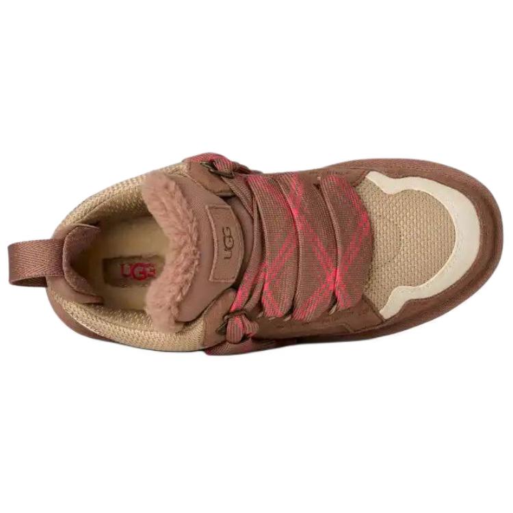 UGG Lowmel Suede Versatile Comfortable Low-Top Casual Shoes Women sneaker Brown 1144032-RYK
